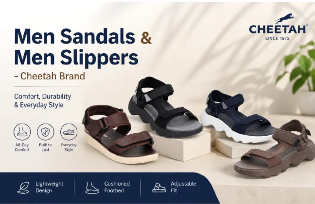 Men Sandals & Men Slippers – Cheetah Brand